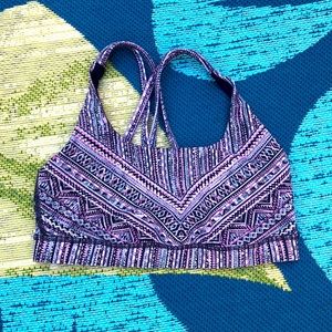 Lulu Muti-Color Sports Bra (No Padding)